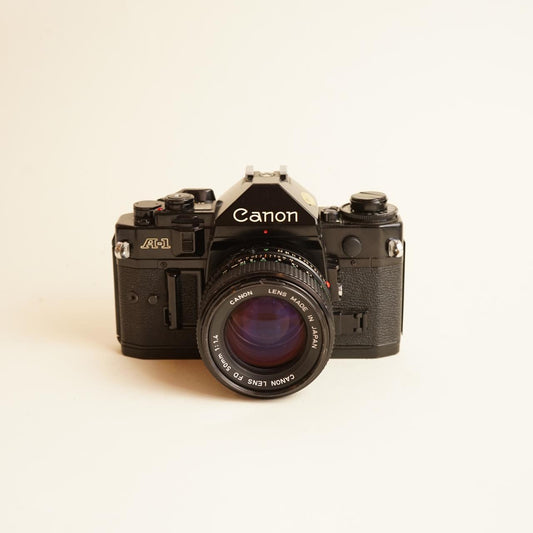 Canon A-1 Film Camera | 35mm SLR | Tested & Working | Black