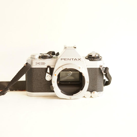 Pentax MG Film Camera | 35mm SLR | Tested & Working | Silver