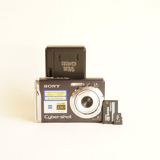 Sony Cyber-shot DSC-W90 Digital Camera | 8.1MP | Tested & Working | Grey