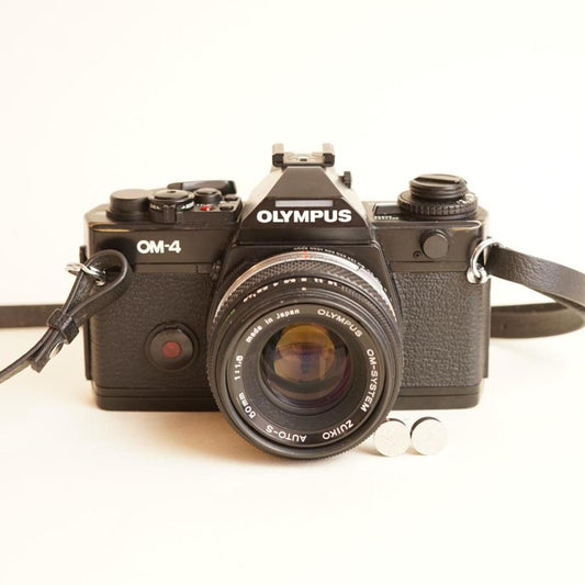 Olympus OM-4 Film Camera | 35mm SLR | Tested & Working | Black