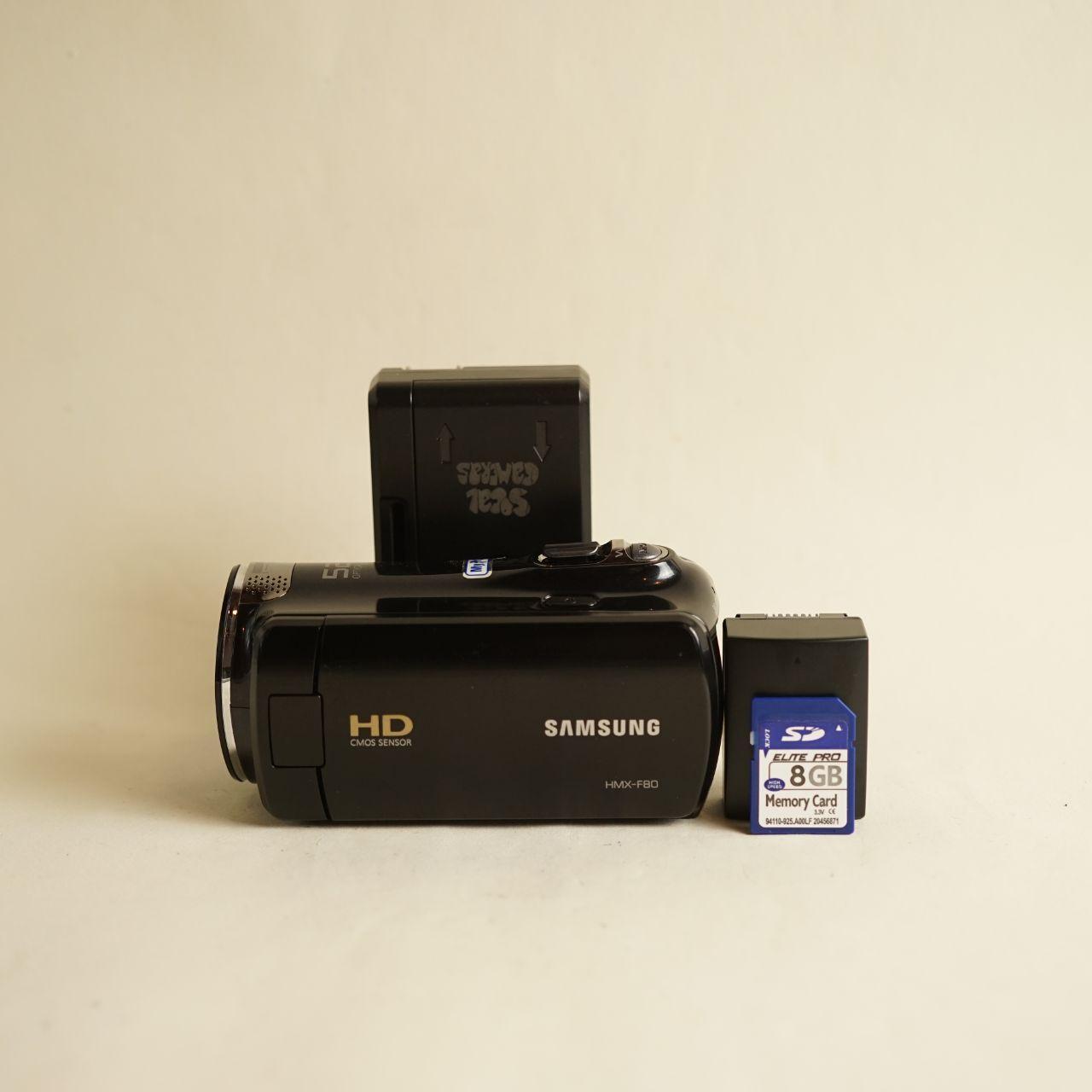 Samsung HMX-F80 Digital Camcorder | Tested & Working | Black