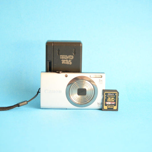 Canon PowerShot A2300 Digital Camera | 16.0MP | Tested & Working | Silver