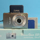 Canon PowerShot SD750 Digital Camera | 7MP | Tested & Working | Silver