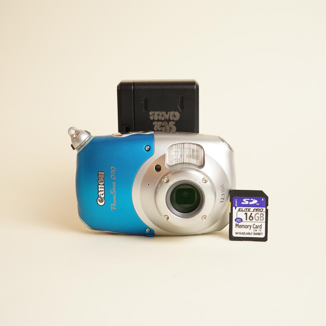 PowerShot D10 Digital Camera | 12.1MP | Test & Working | Blue