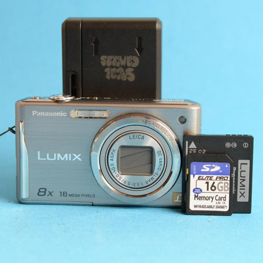 Panasonic Lumix DMC-FH27 Digital Camera | 16.1MP | Tested & Working | Silver