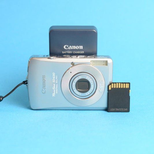 Canon PowerShot SD630 Digital Camera | 6MP | Test & Working | Silver