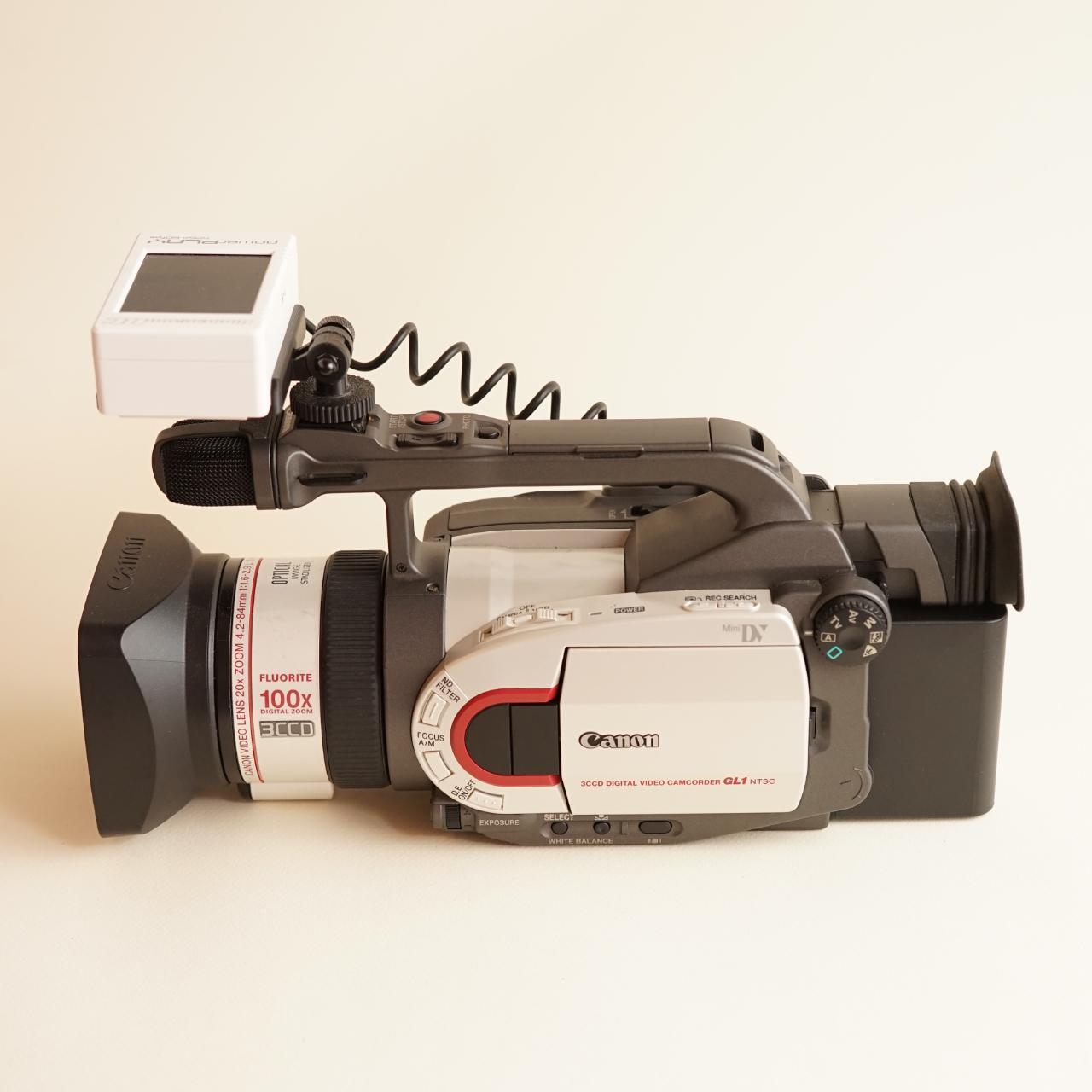Canon GL1 NTSC Mini DV Camcorder with Tapeless Setup | Tested & Working | Silver & Grey
