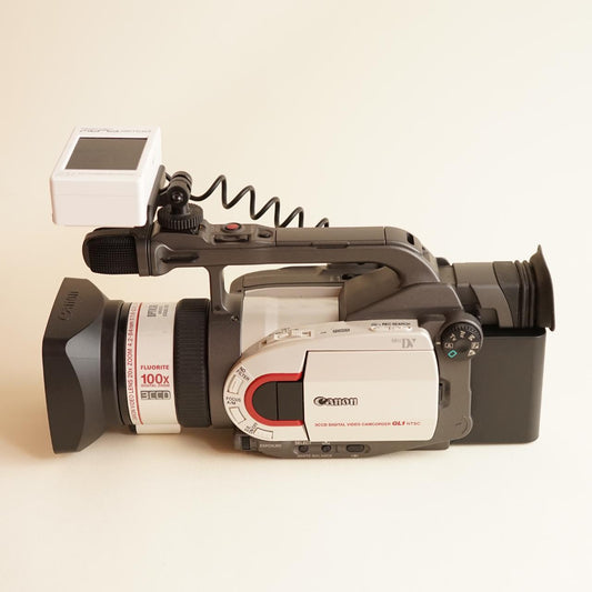 Canon GL1 NTSC Mini DV Camcorder with Tapeless Setup | Tested & Working | Silver & Grey