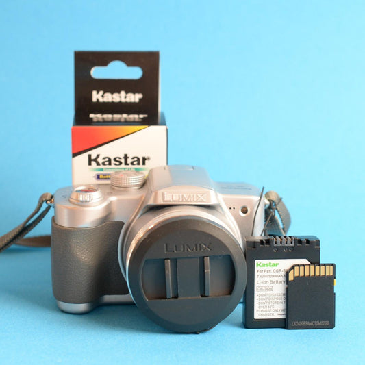 Panasonic Lumix DMC-FZ5 Digital Camera | 5MP | Tested & Working | Silver