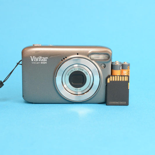 Vivitar ViviCam S524 Digital Camera | 12.1MP | Tested & Working | Silver