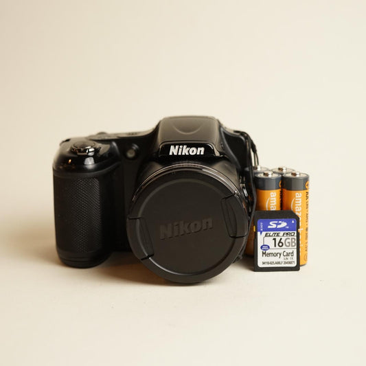 Nikon Coolpix L820 Digital Camera | 16MP | Tested & Working | Black