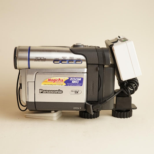 Panasonic PV-DV103D Tapeless Camcorder Setup | Tested & Working | Silver & Grey