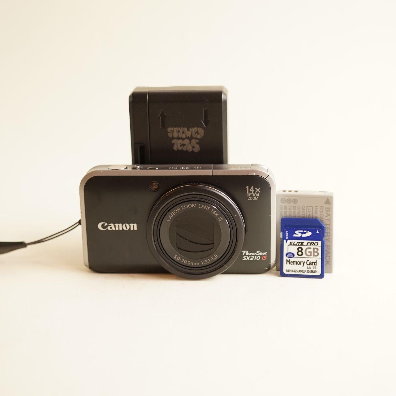 Canon PowerShot SX210 IS Digital Camera | 14.1MP | READ DESCRIPTION | Black