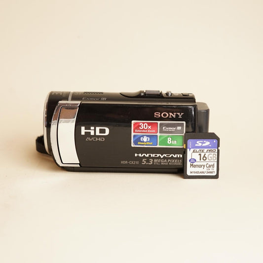 Sony Handycam HDR-CX210 Digital Camcorder | Tested & Working | Black