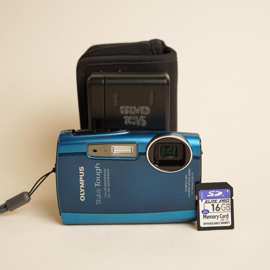 Olympus Stylus Tough 3000 Digital Camera | 12MP | Blue