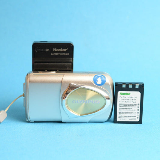 Olympus Stylus 400 Digital Camera | 4.0MP | Tested & Working | Silver