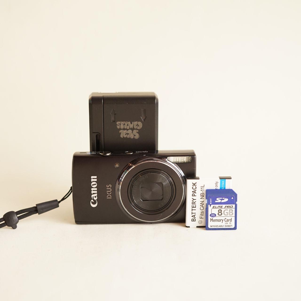 Canon IXUS 155 Digital Camera | 8.0MP | Tested & Working | Black