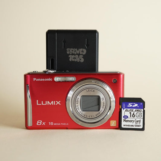 Panasonic Lumix DMC-FH25 | 16MP Digital Camera | Tested & Working | Red