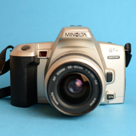 Minolta Maxxum QTsi 35mm Film Camera | SLR | Tested & Working | Silver