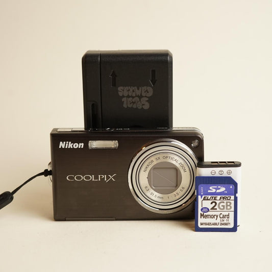 Nikon Coolpix S550 Digital Camera | 10MP | Tested & Working | Brown