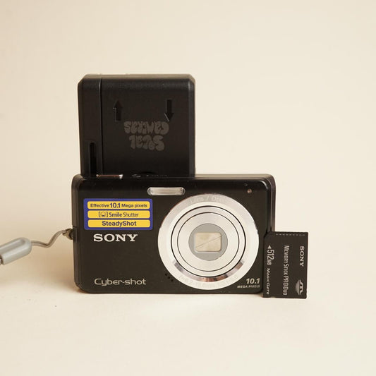Sony Cyber-shot DSC-W180 Digital Camera | 10.1MP | Tested & Working | Black