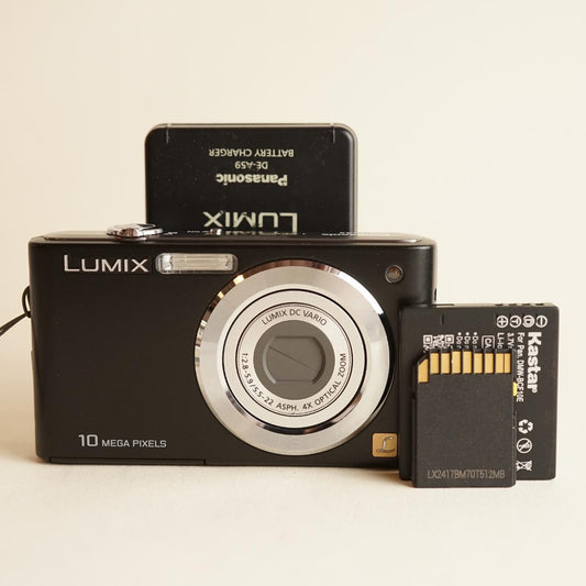 Panasonic Lumix DMC-FS42 Digital Camera | 10MP | Tested & Working | Black