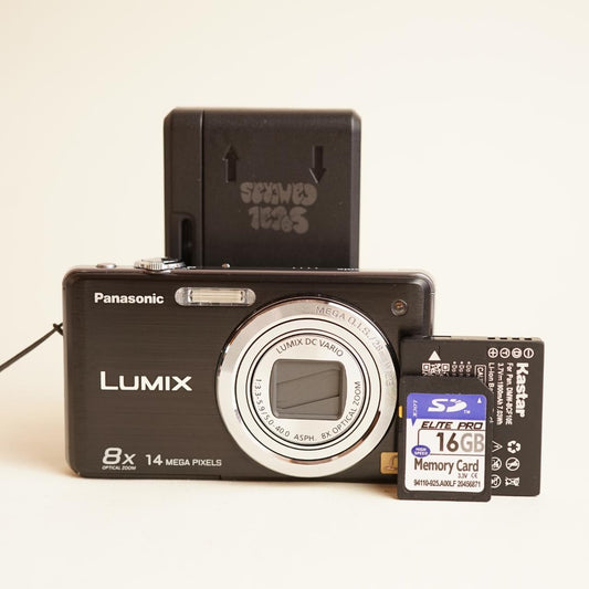 Panasonic Lumix DMC-FH20 Digital Camera | 14.1MP | Tested & Working | Black