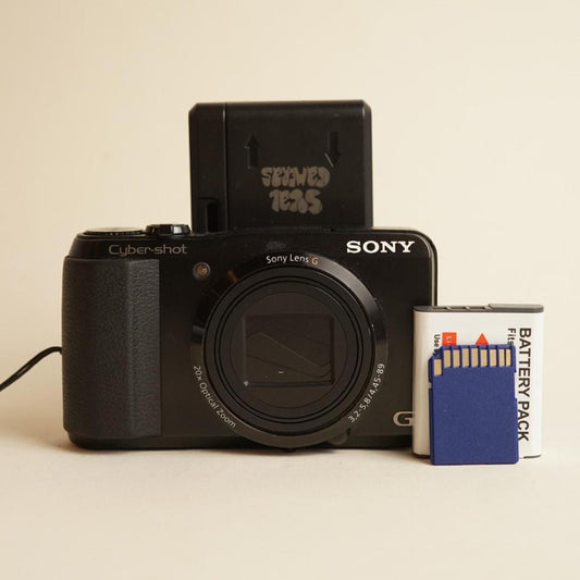 Sony Cyber-shot DSC-HX30V Digital Camera | 18.2MP | Tested & Working | Black