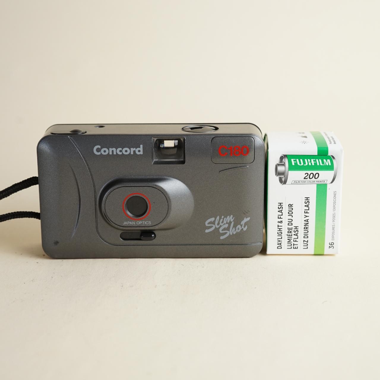 Concord Slim Shot | 35mm Film Camera | Tested & Working | Grey