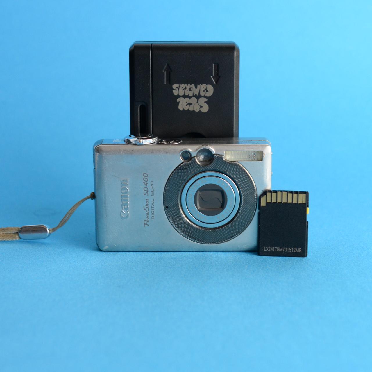 Canon PowerShot SD400 | 5MP Digital Camera | Tested & Working | Silver