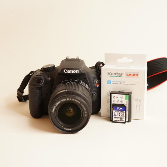 Canon EOS Rebel T5 Digital Camera | 18MP | Tested & Working | Black