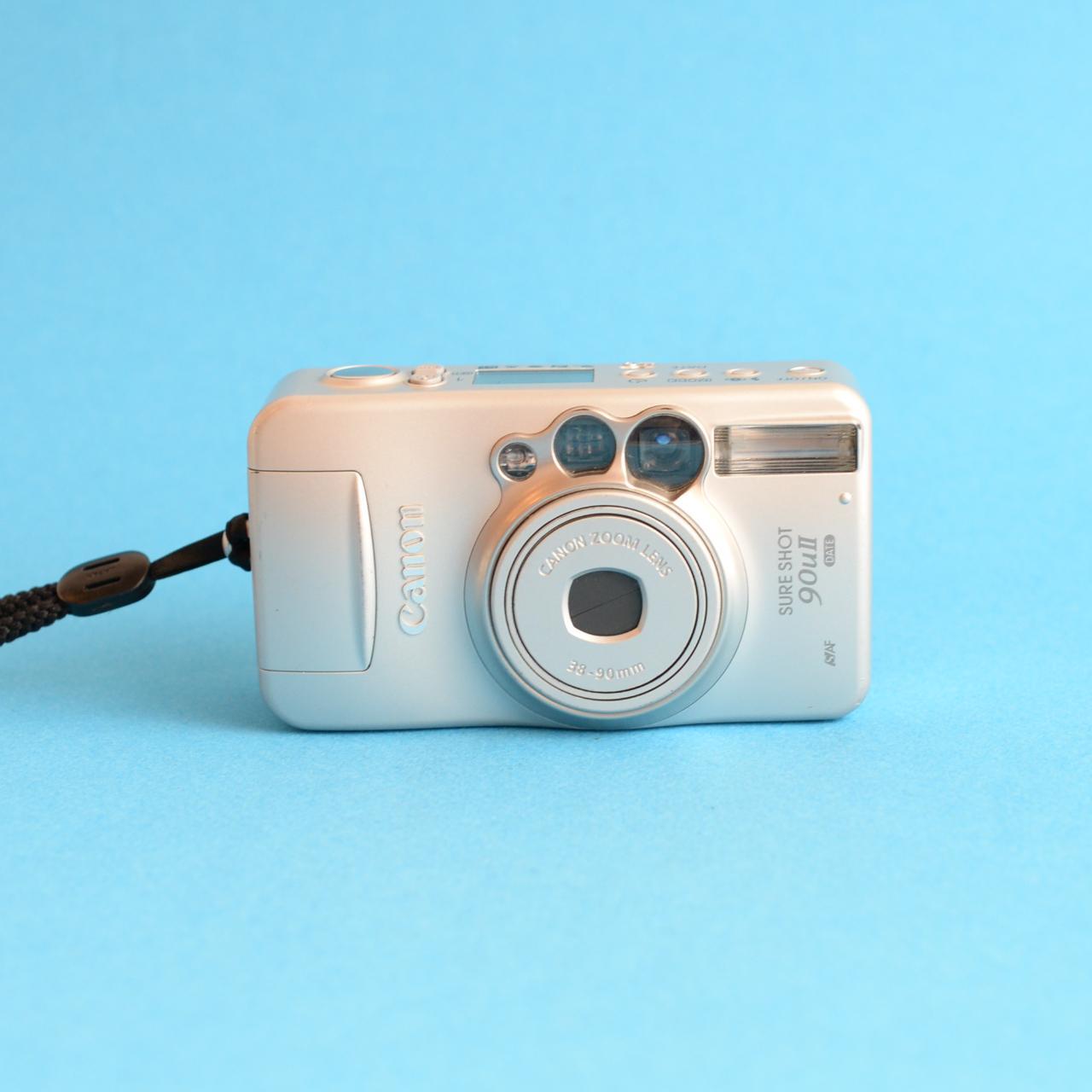 Canon SureShot 90u Film Camera | 35mm | Tested & Working | Silver