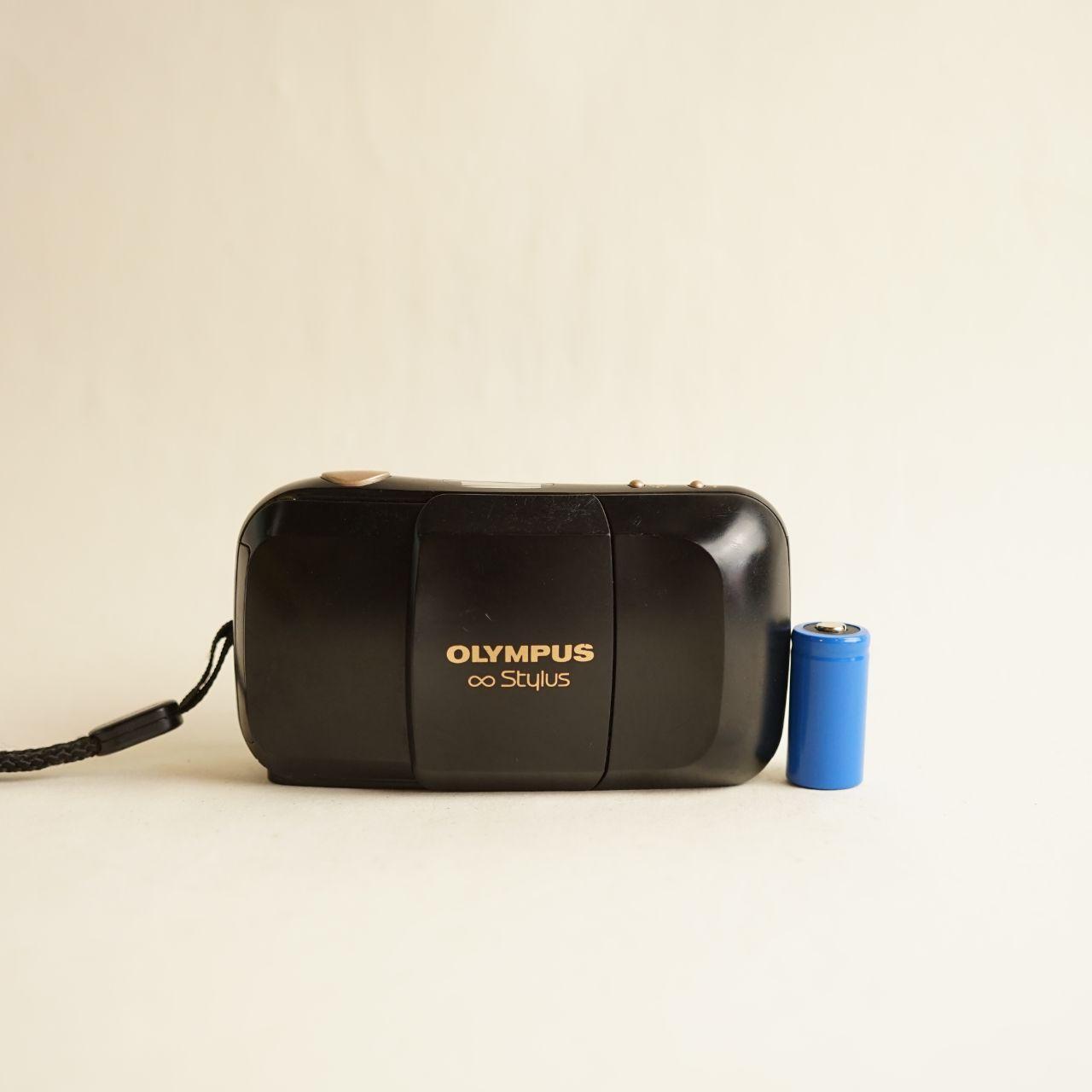 Olympus Infinity Stylus MJU I | Film Camera | 35mm Point & Shoot | Tested & Working | Black