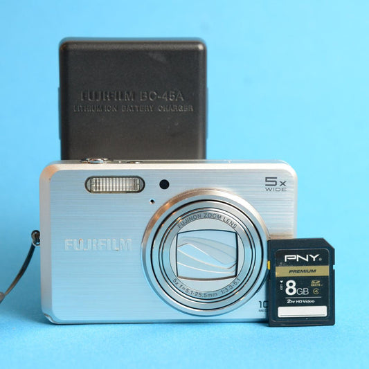 FujiFilm FinePix J150w Digital Camera | 10.0MP | Tested & Working | Silver