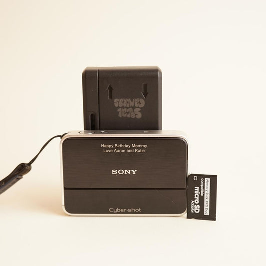 Sony Cyber-shot DSC-T2 Digital Camera | 8.1MP | Read Description | Black & Silver