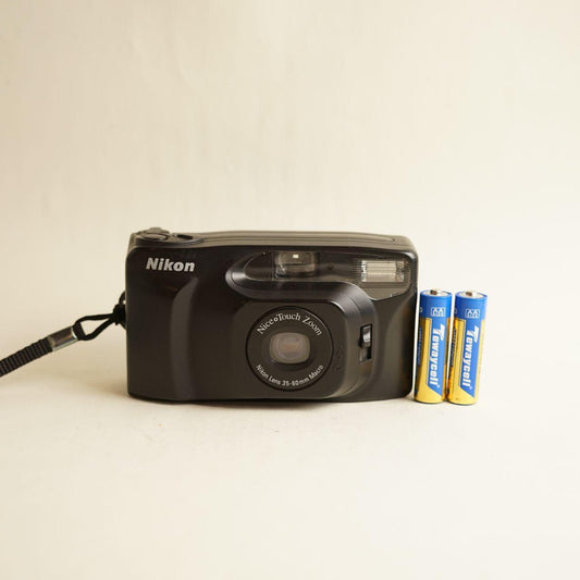 Nikon Nice Touch Zoom Film Camera | 35mm Point & Shoot | Tested & Working | Black