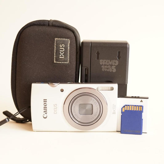 Canon IXUS 160 Digital Camera | 20MP | Tested & Working | White