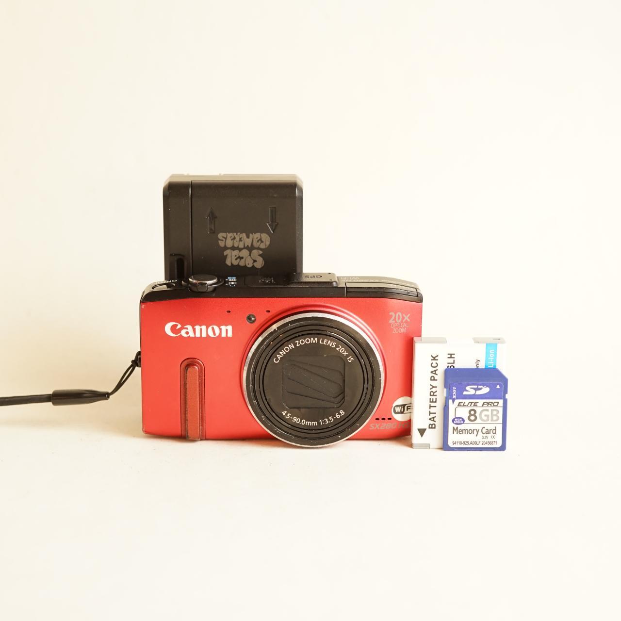 Canon PowerShot SX280 HS Digital Camera | 12.1MP | Read Description | Red