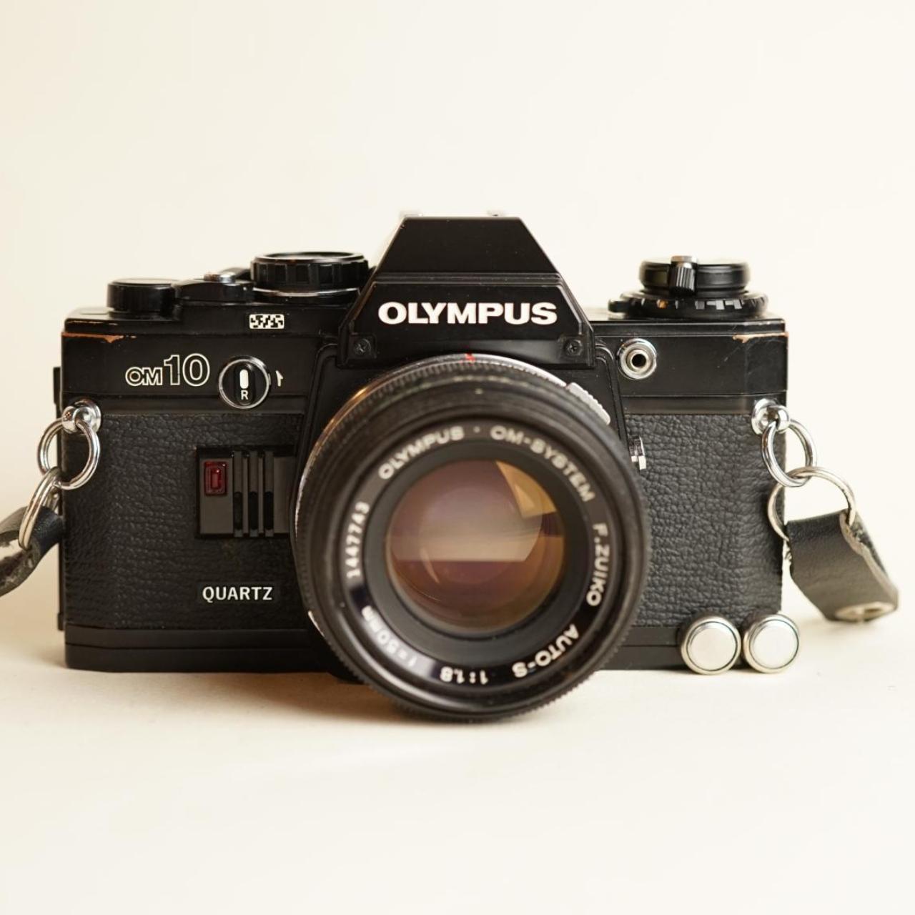 Olympus OM-10 35mm SLR Film Camera | Tested & Working | Black