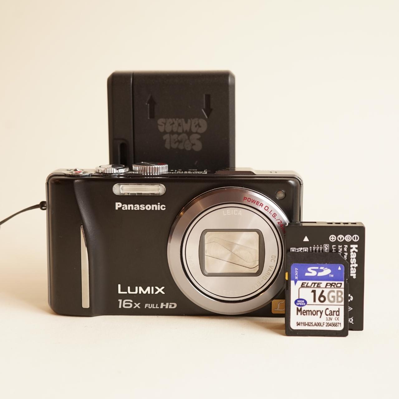 Panasonic Lumix DMC-ZS10 Digital Camera | 14.1MP | Tested & Working | Black