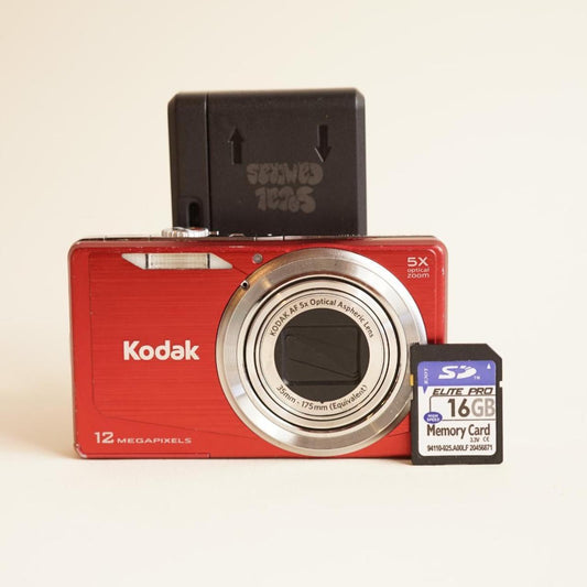 Kodak EasyShare M381 Digital Camera | 12.4MP | Tested & Working | Red