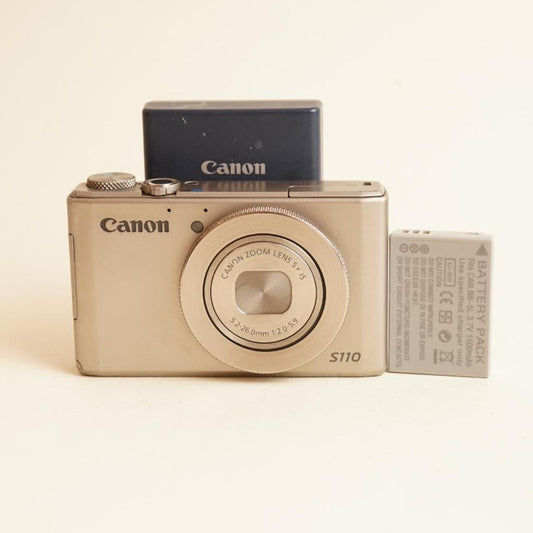 Canon PowerShot S110 Digital Camera | 12.1MP | Tested & Working | Silver