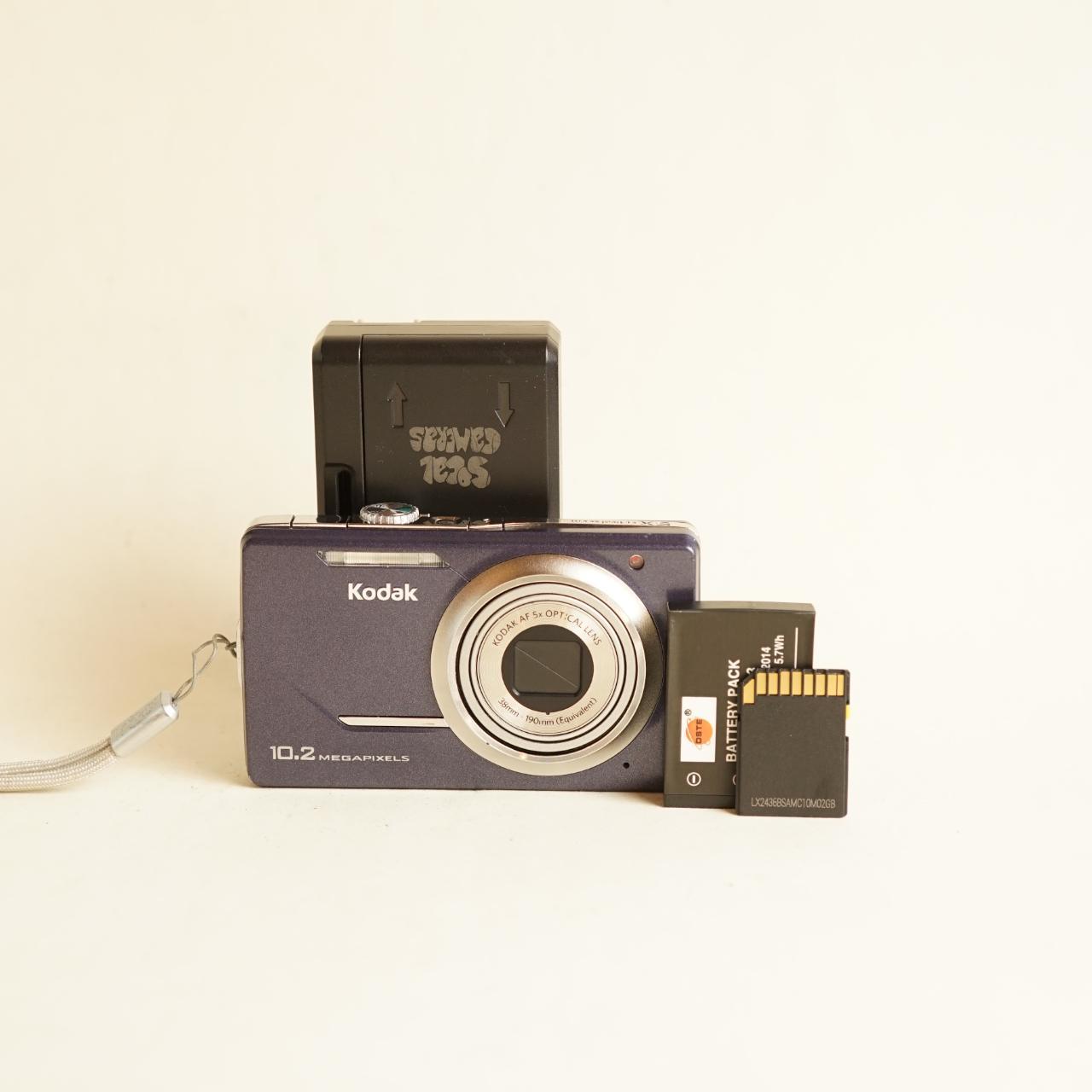 Kodak EasyShare M380 Digital Camera | 10.2MP | Tested & Working | Purple-Grey
