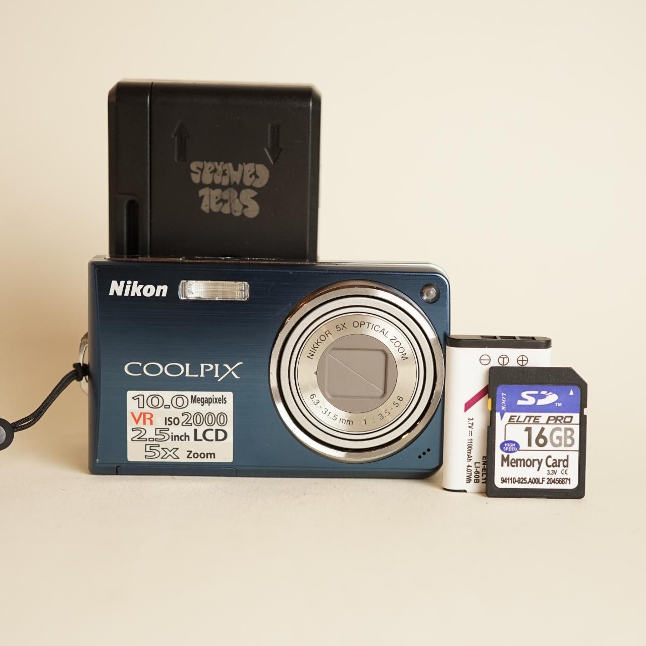 Nikon Coolpix S550 Digital Camera | 10MP | Tested & Working | Blue