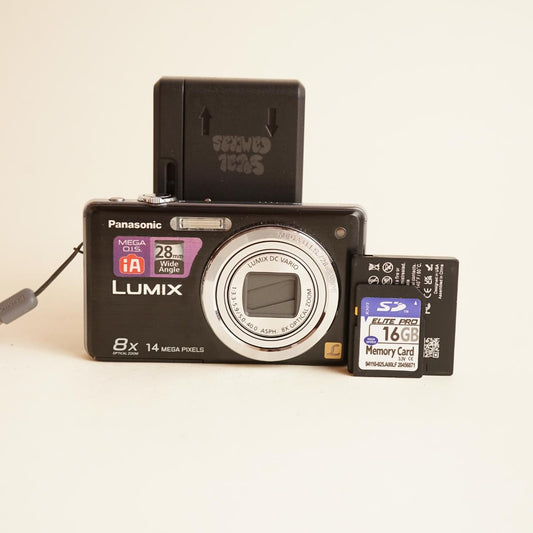 Panasonic Lumix DMC-FH20 Digital Camera | 14MP | Tested & Working | Black