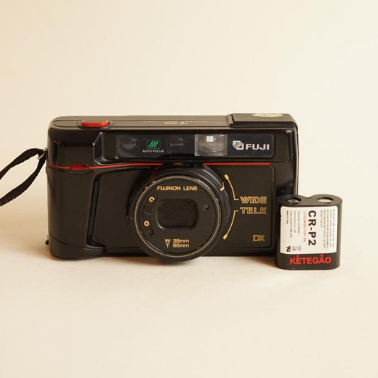 Fujifilm TW-300 Film Camera | 35mm Point & Shoot | Read Description | Black