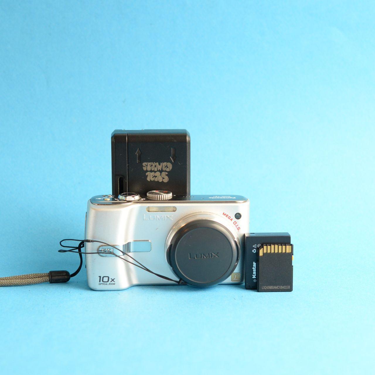 Panasonic Lumix DMC-TZ1 Digital Camera | 5.0MP | Tested & Working | Silver