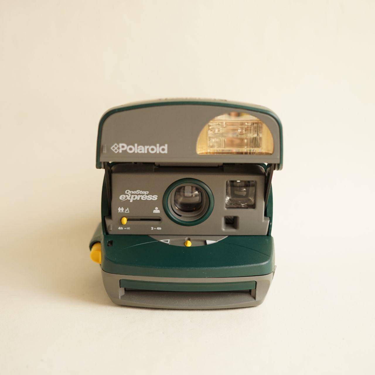 Polaroid OneStep Express Instant Film Camera | 600 Type | Tested & Working | Green