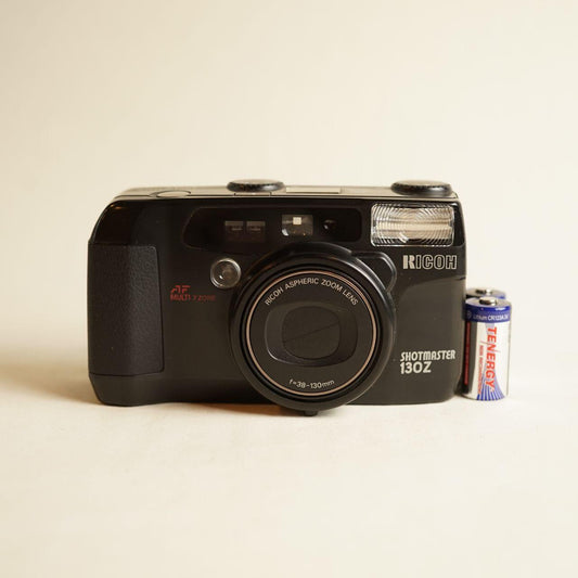Ricoh Shotmaster 130Z Film Camera | 35mm Point & Shoot | Read Description | Black