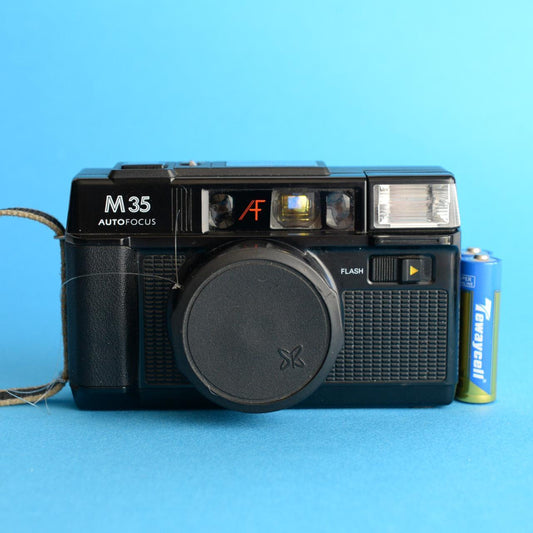 Sears M35 AutoFocus AF | 35mm Film Camera | Tested & Working | Black